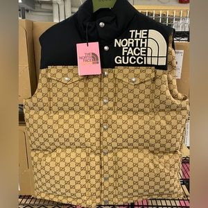 Gucci TNF logo vest XS